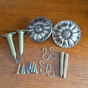 Sunburst tieback holders